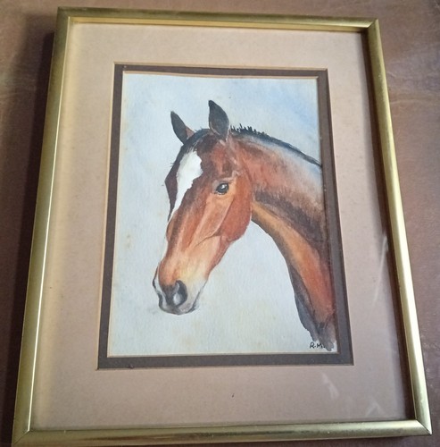 Original vintage watercolour - original,