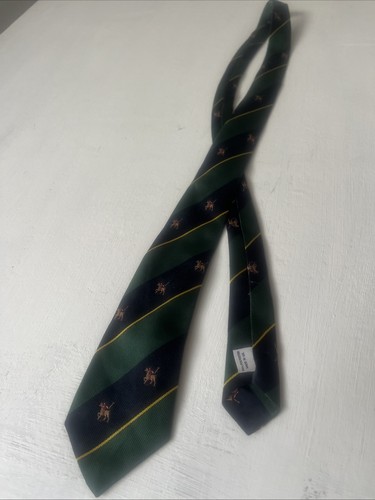 Green and navy striped - green, tie