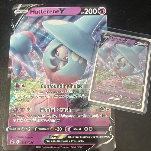 Hatterene swsh055 black star - v,