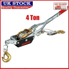 4 Ton Rachet Come Along Hand Winch Portable Heavy Duty Hand Power Cable Puller