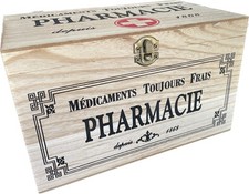 Wooden First Aid Storage Box