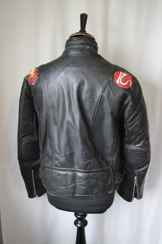 Vintage black leathers - vintage,