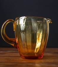Whitefriars amber glass