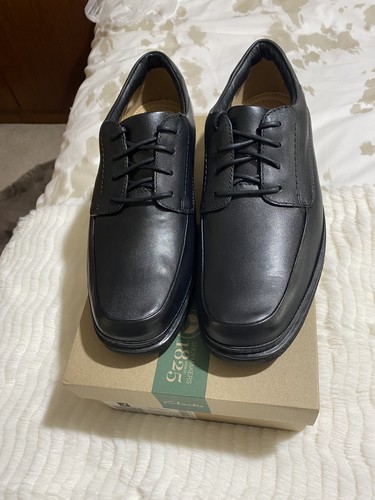 Mens clarks black smooth - mens,