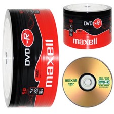 GENUINE MAXELL DVD-R 50 PACK