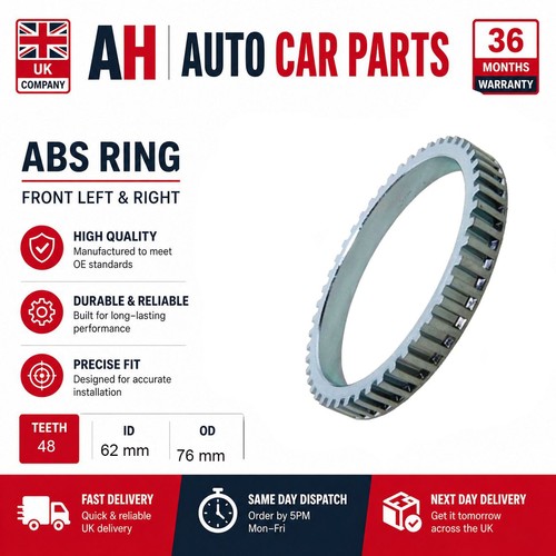 Front abs reluctor ring - front, fits