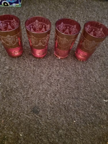 Vintage drinking glasses set - vintage,
