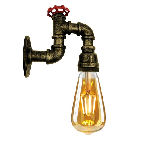 Industrial wall pipe lamp - wall,