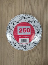 250 x 8.5" Table Doilies White