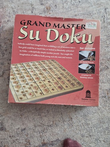 Grandmaster sudoku wooden - sudoku,
