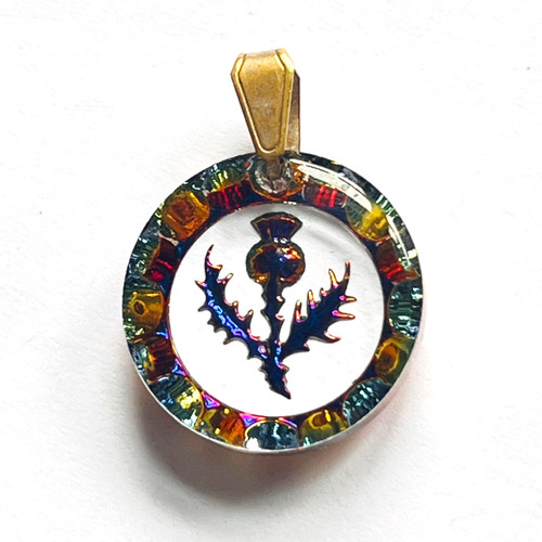 Vintage reverse etched - reverse, crystal