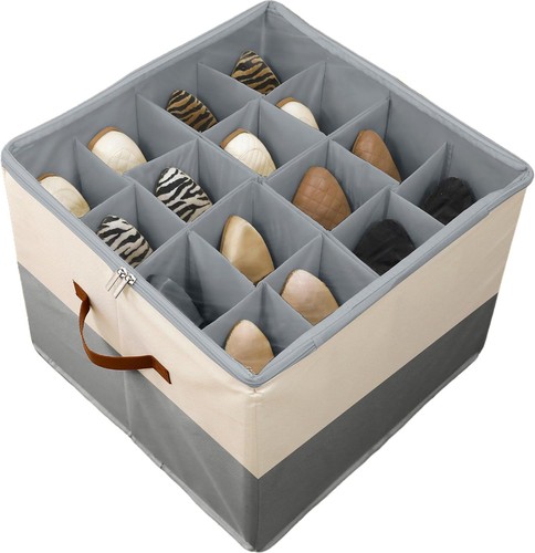 2pc foldable shoe storage box - 2pc,