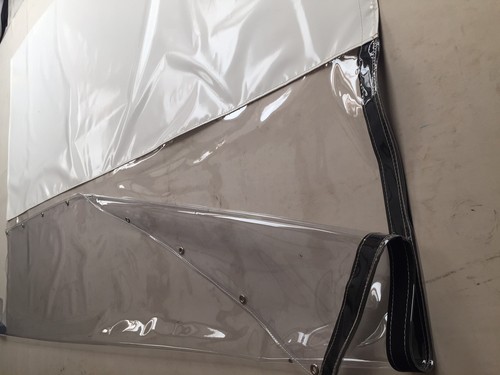 Shape half clear - shape, white