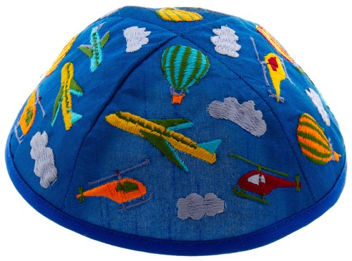 Kippah for children - for, blue