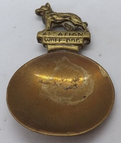 Vintage brass tea caddy spoon