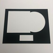 14x11 inch size Mount for 7" Vinyl Record Single + sleeve window with text box