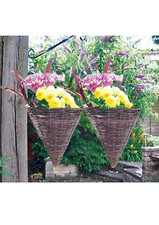 Set of 2 Hanging Baskets 12"