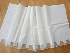 Antique embroidered muslin fabric for baby gown doll dress 92cmx33cm