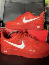 Nike Air Force 1 '07 LV8 Utility Overbranding Mens UK 9 Rare AJ7747-800