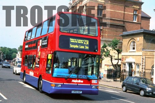 35mm slide metroline transbus - slide,