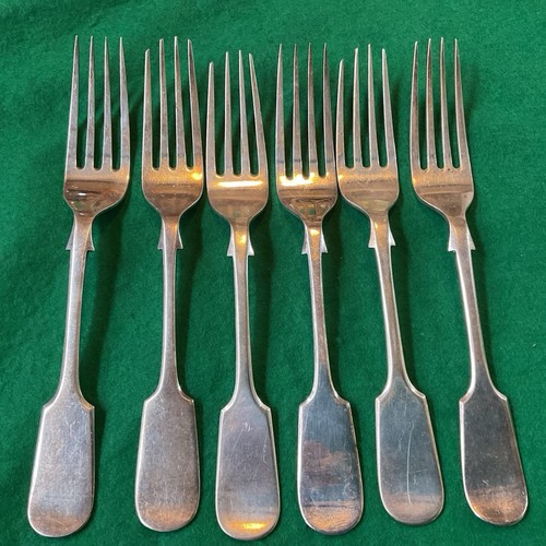 Antique dixon forks - forks, silver