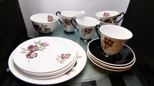Vintage windsor damask rose - vintage,