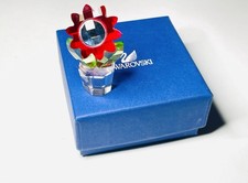 Swarovski Crystal Red Flower