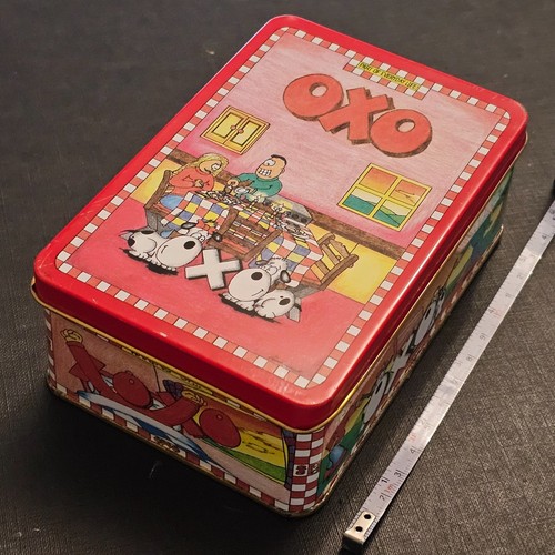 Vintage tin oxo - oxo, cubes
