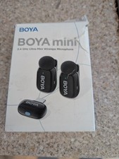 Boyamini Wireless Lavalier Microphone for iPhone15/16 Android USB-C Plug