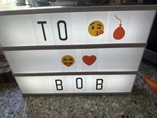 New Look - A4 Light box - Mini Message Box, with letters and characters