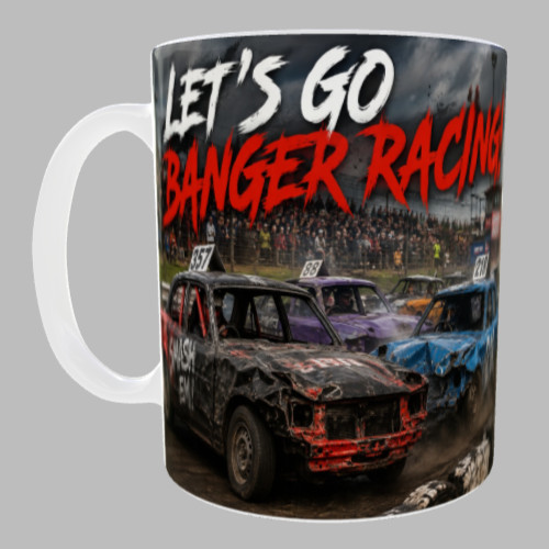 Let banger racing mug - go,