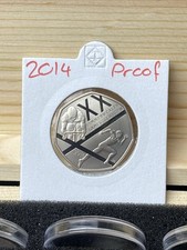 2014 Proof Glasgow Commonwealth Games 50p Coin Brilliant Uncirculated BU Mint