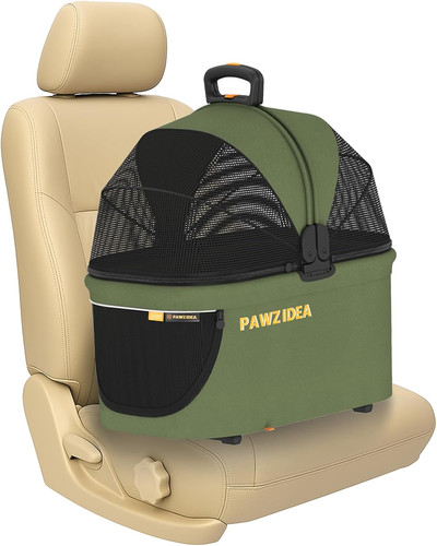 Portable small dog - dog, crate