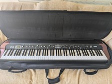 Korg SV1-88 Stage Piano black/burgundy AMP MODEL SECTION FAULTYflight+soft cases