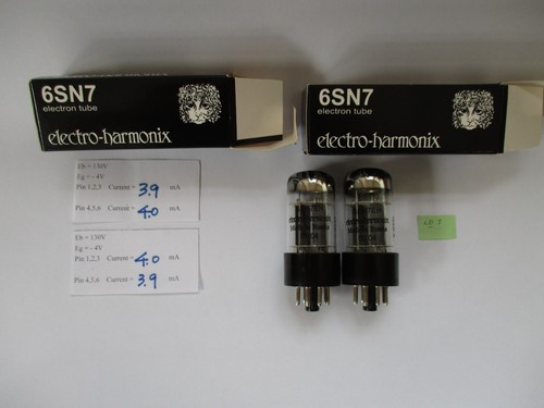 Electro harmonix 6sn7 matched - electro,