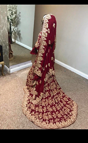Burgundy bridal wedding - bridal,