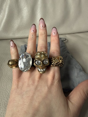 Alexander mcqueen gold - gold, plated