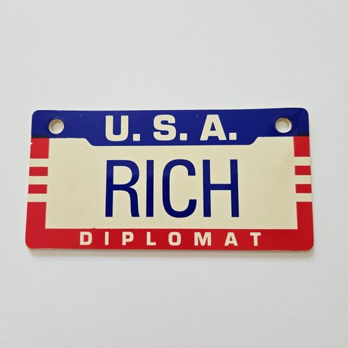 Usa diplomat rich - rich, license