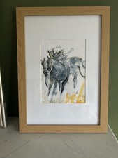 Wild horses galloping free