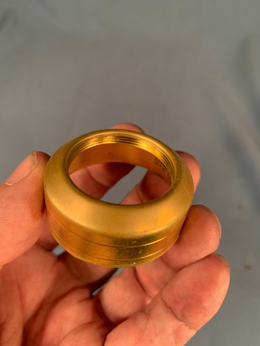 Victorian brass double ring - victorian, no