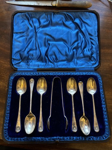 Sterling silver teaspoons set - sterling,