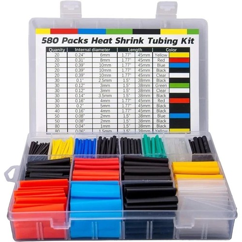 580pcs heat shrink - 580pcs,