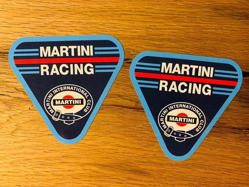 Martini rally stickers - 2x,