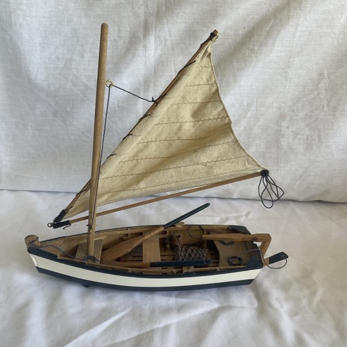 Wooden sailboat fishing boat - wooden,