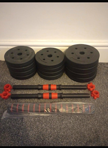 Adjustable dumbells 20kg - dumbells,