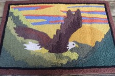 Vintage Style Hooked Eagle