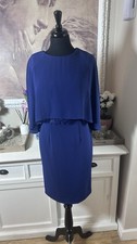 Gina Bacconi Navy Lace Chiffon
