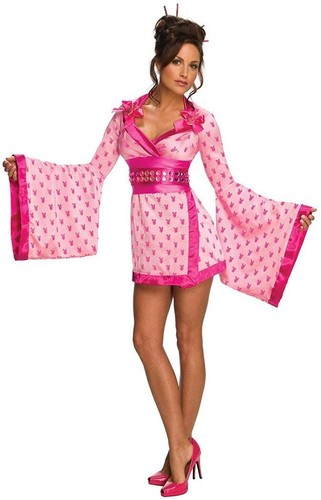 Geisha playboy pink kimono - playboy,