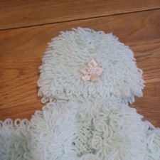 hand knitted loopy cardigan