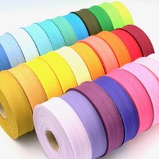 CRAFT CULT 40mm Wide Plain Bias Binding - 25m Roll - Quality Sewing Trims
